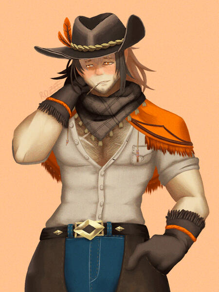 crimzon ruze, holostars en (fan art)