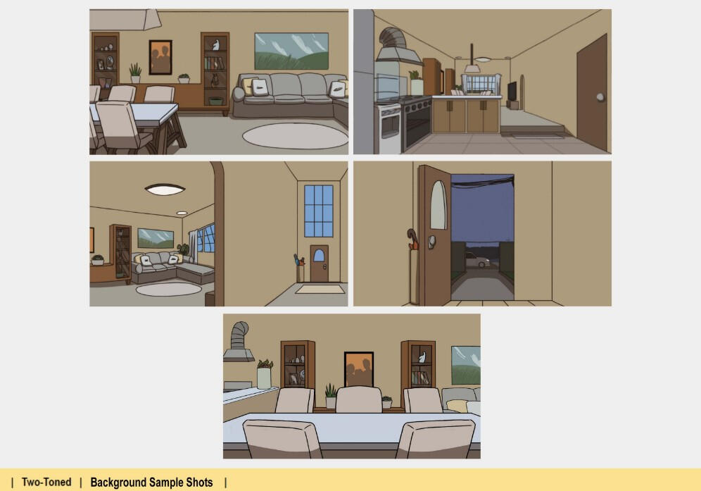 two toned - background sample shots